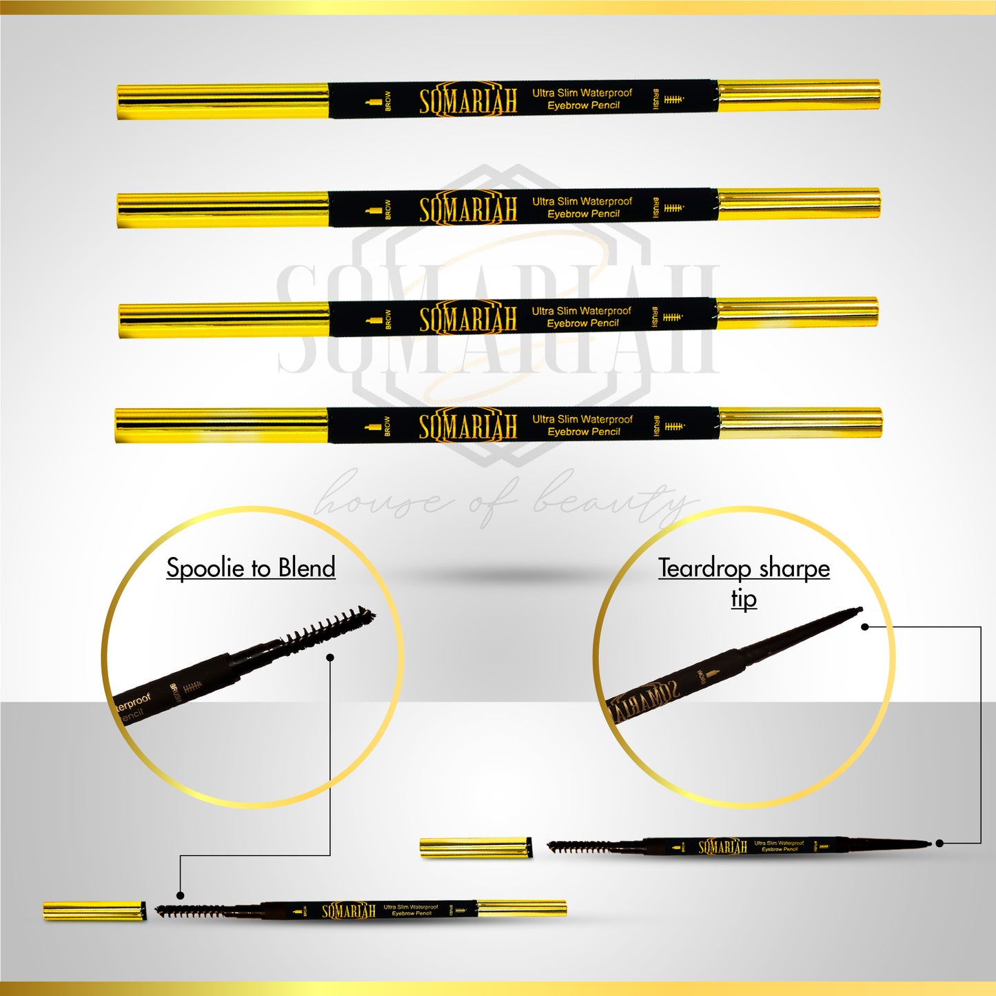Somariah Ultra Slim Waterproof Eyebrow Pencil