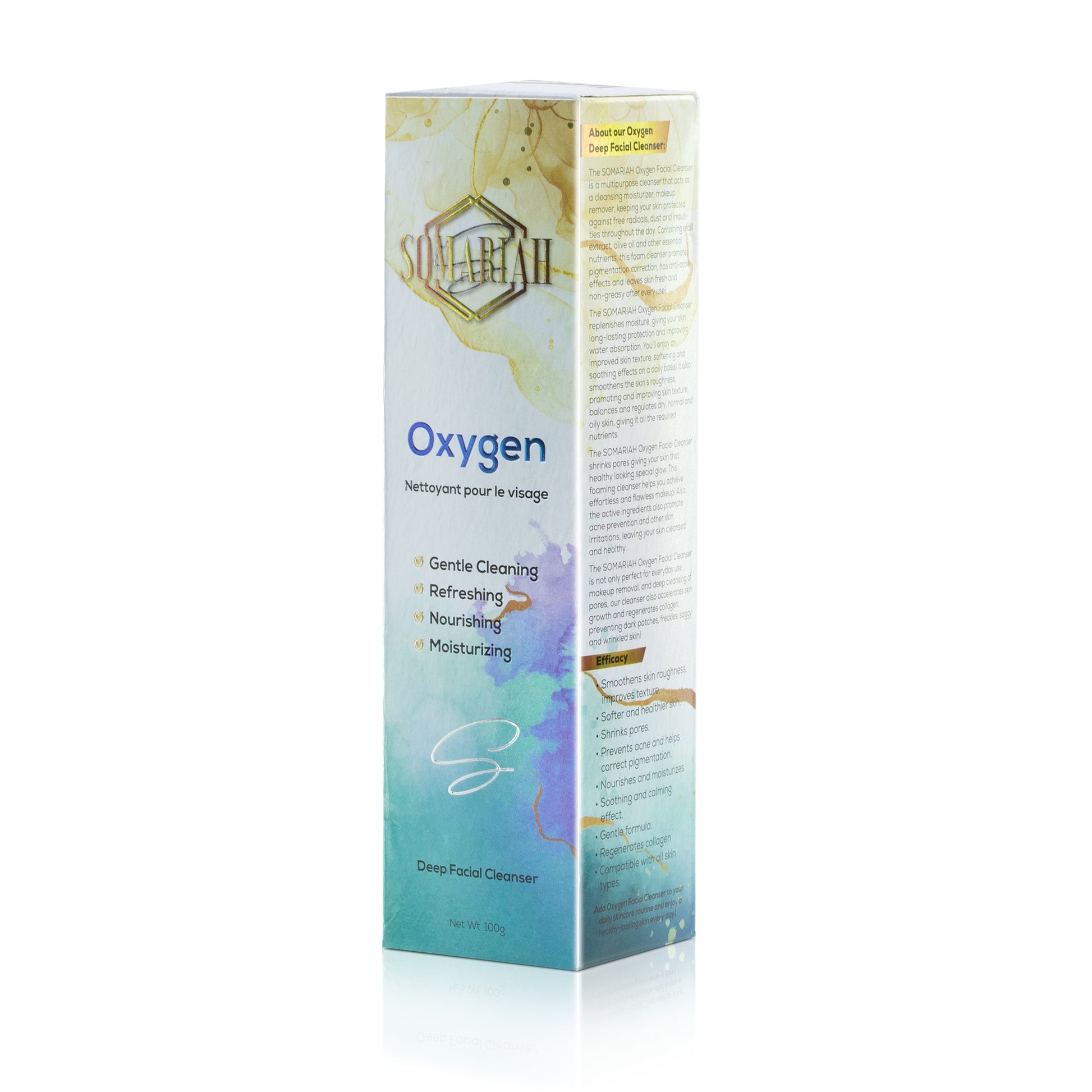 Oxygen Facial Cleanser Somariah House of Beauty