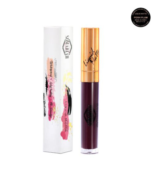 Somariah Liquid Matte lipstick - Posh Plum
