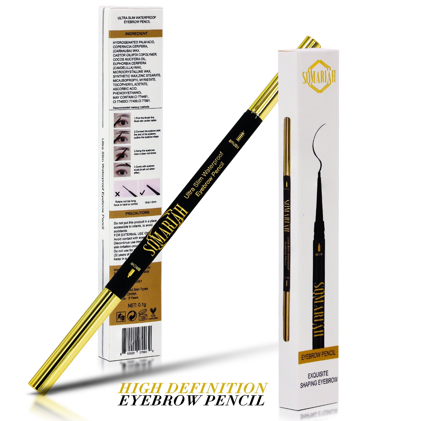 Somariah Ultra Slim Waterproof Eyebrow Pencil