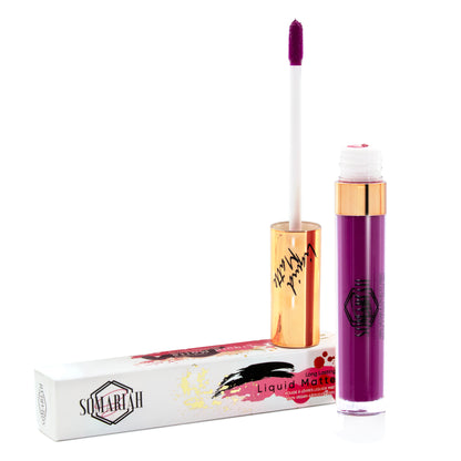 Somariah Liquid Matte lipstick - Privy Plum