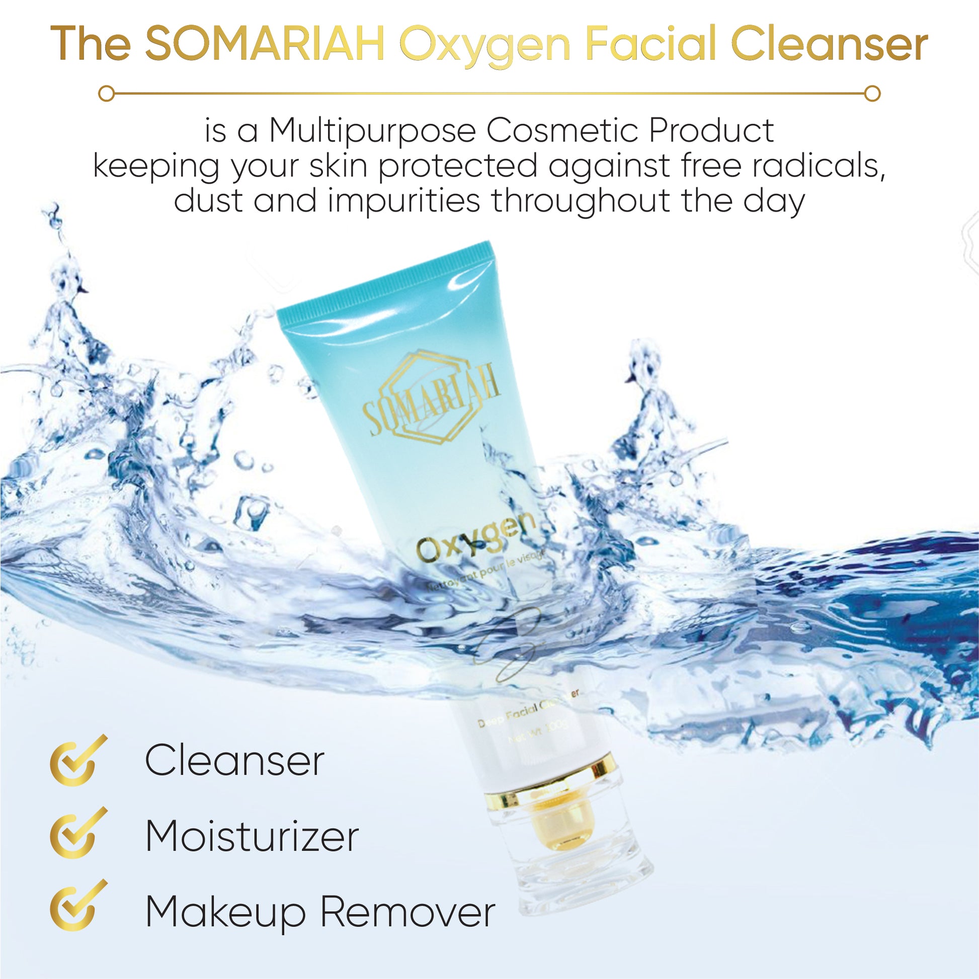 Oxygen Facial Cleanser Somariah House of Beauty