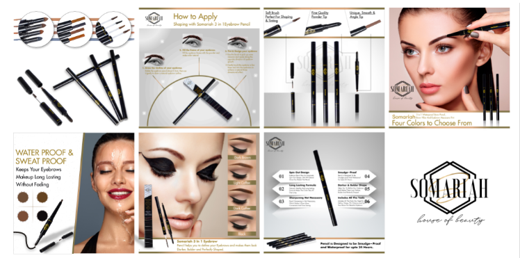 Somariah Eyebrow Makeup Kit