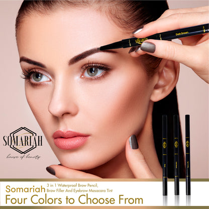 Somariah 3 in 1 Waterproof Eyebrow Pencil